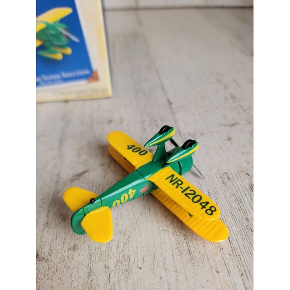 Hallmark 1931 Laird Super Solution Sky's limit ornament Xmas airplane - Picture 7 of 8